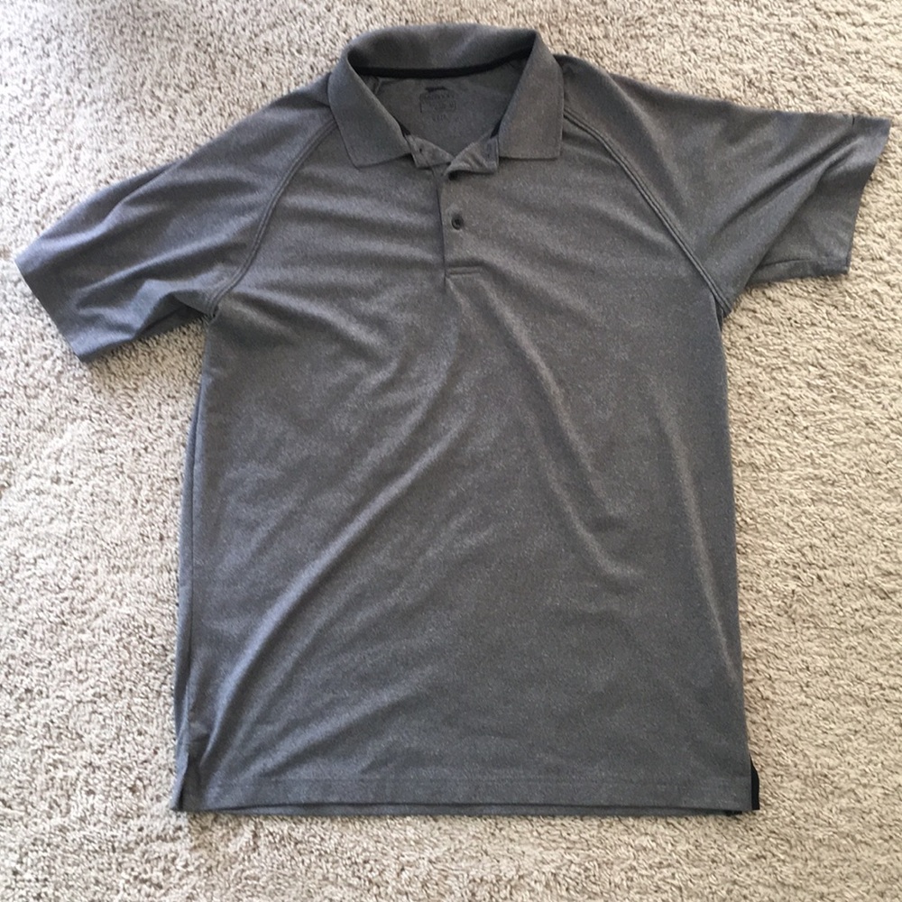 Slazenger Gray Golf Dryfit Shirt M